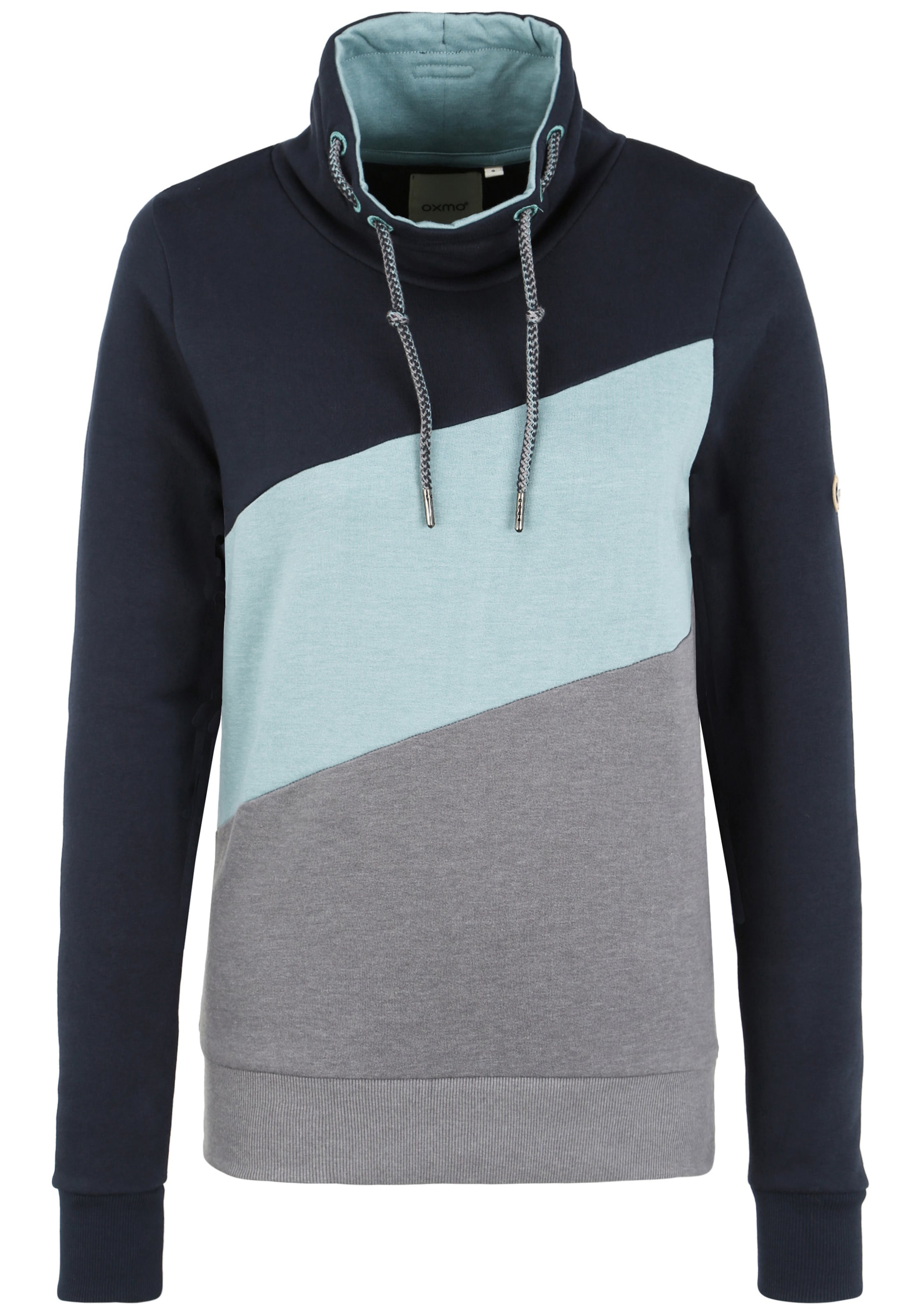 Oxmo Sweatshirt 'Agda' in Blauw: voorkant