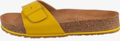 HAFLINGER Pantolette in braun / gelb, Produktansicht
