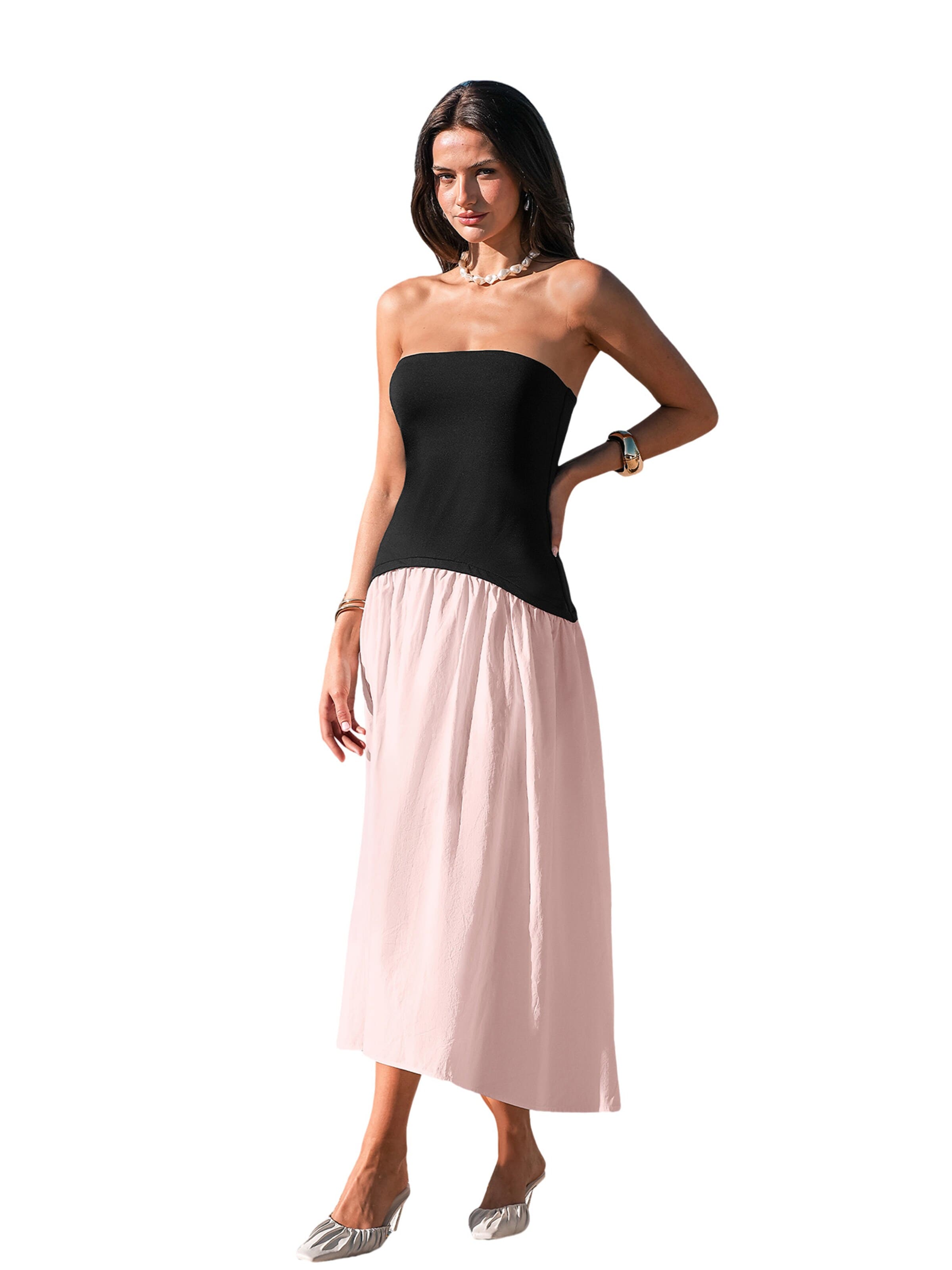 Cupshe Summer Dress 'Maxi Dress' in White: front
