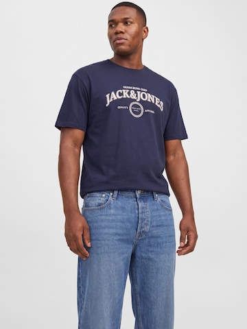 T-Shirt 'JJJam' Jack & Jones Plus en bleu