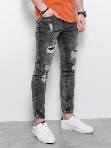 Ombre Slimfit Jeans 'P1065' in Grau