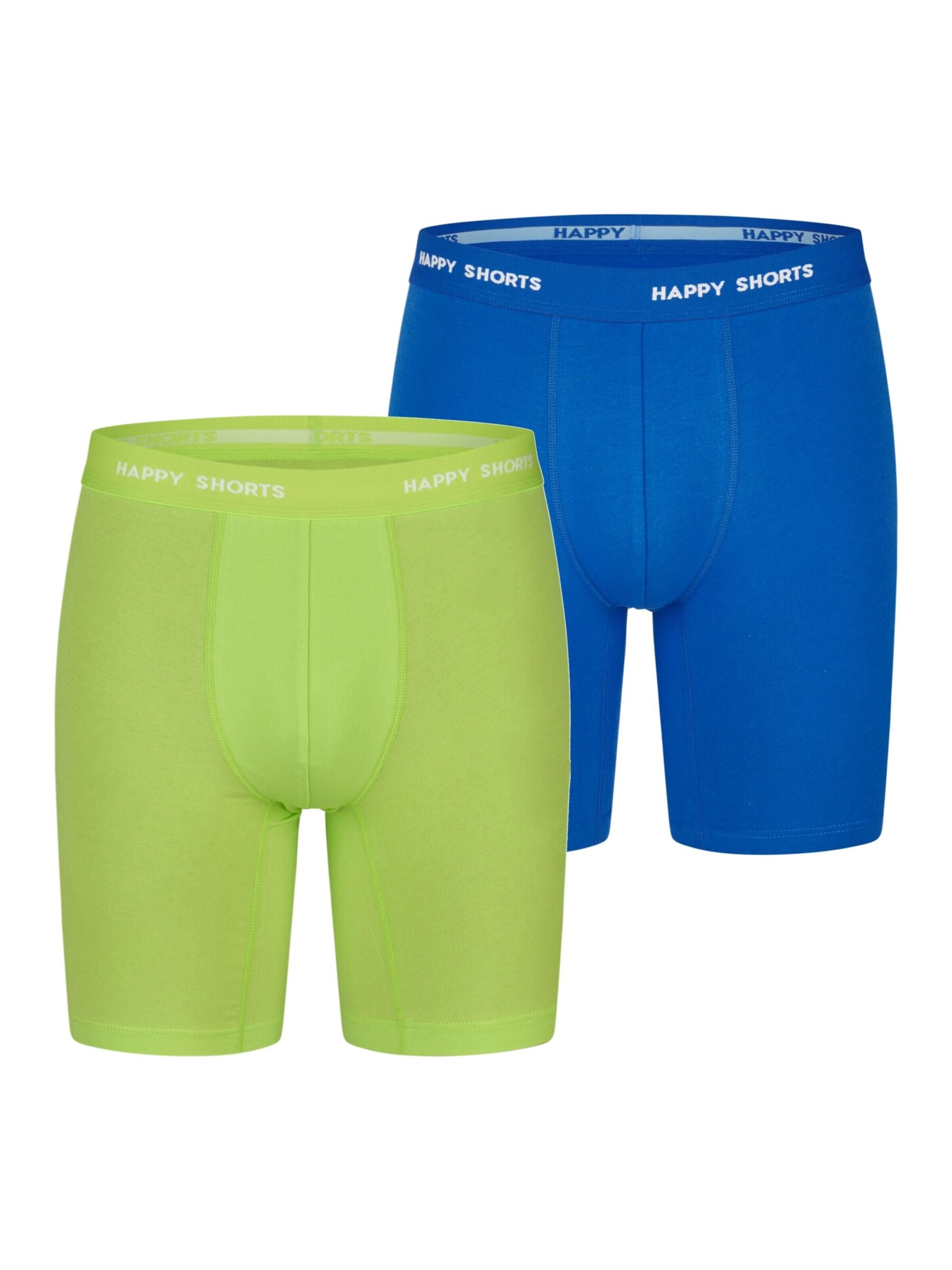 Happy Shorts Boxershorts in Blauw: voorkant