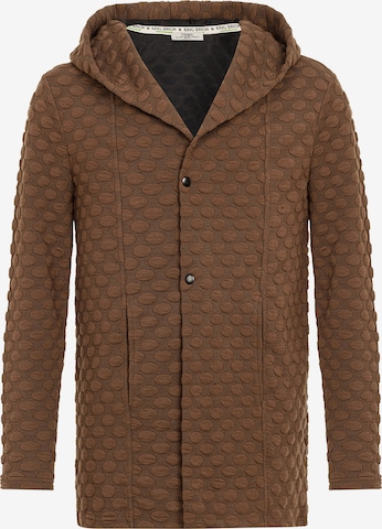 Redbridge Between-Seasons Coat 'Bromwich' in Brown: front