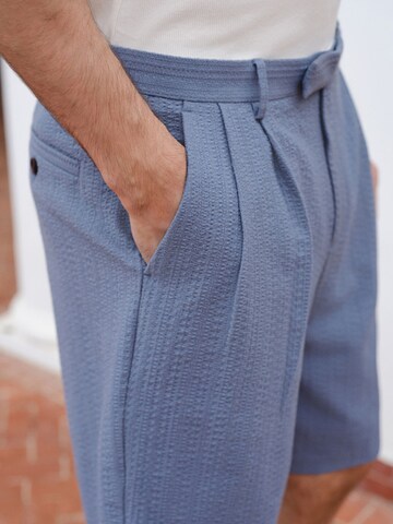 Next - Loosefit Pantalón plisado en azul