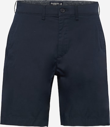 Pantalon chino 'ALL DAY' Abercrombie & Fitch en bleu : devant