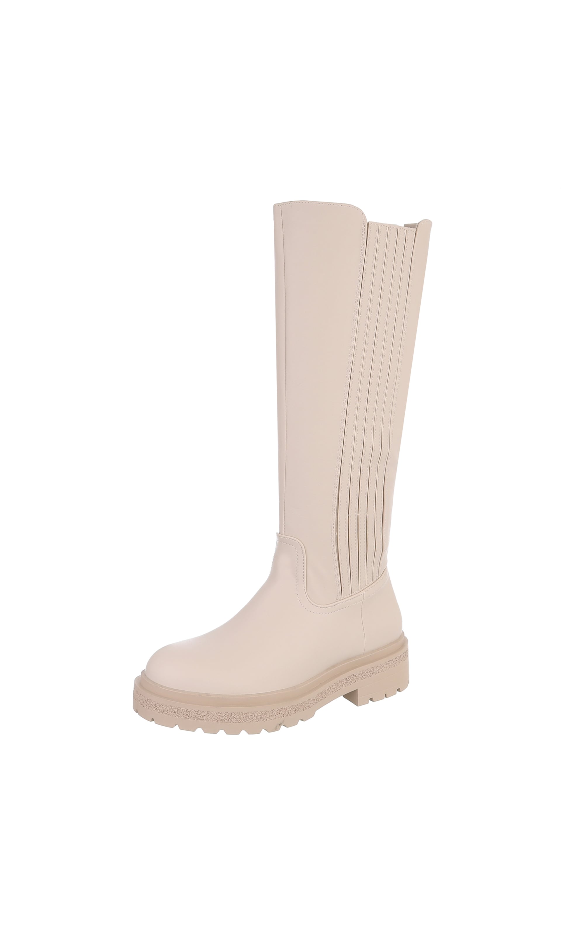 Ital-Design Boots in Beige: front