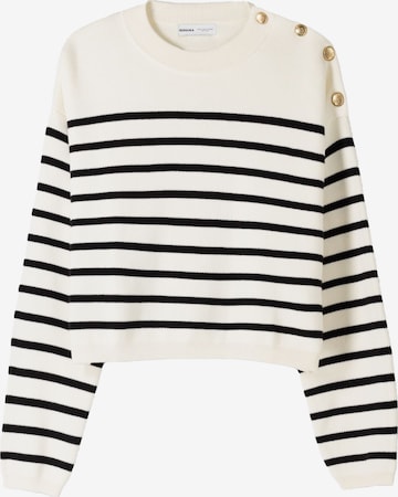 Bershka Svetr – černá: přední strana