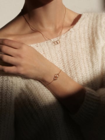 Daniel Wellington Halsband i guld: framsida