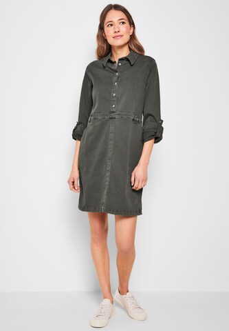 CECIL Shirt Dress in Green: front