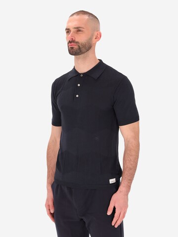 Distretto12 Poloshirt 'Hexagons  Zed' in Blau