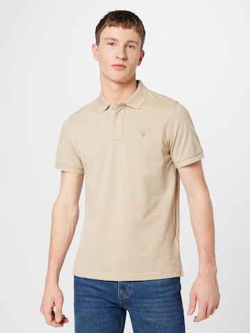 T-Shirt 'Rugger' GANT en beige : devant