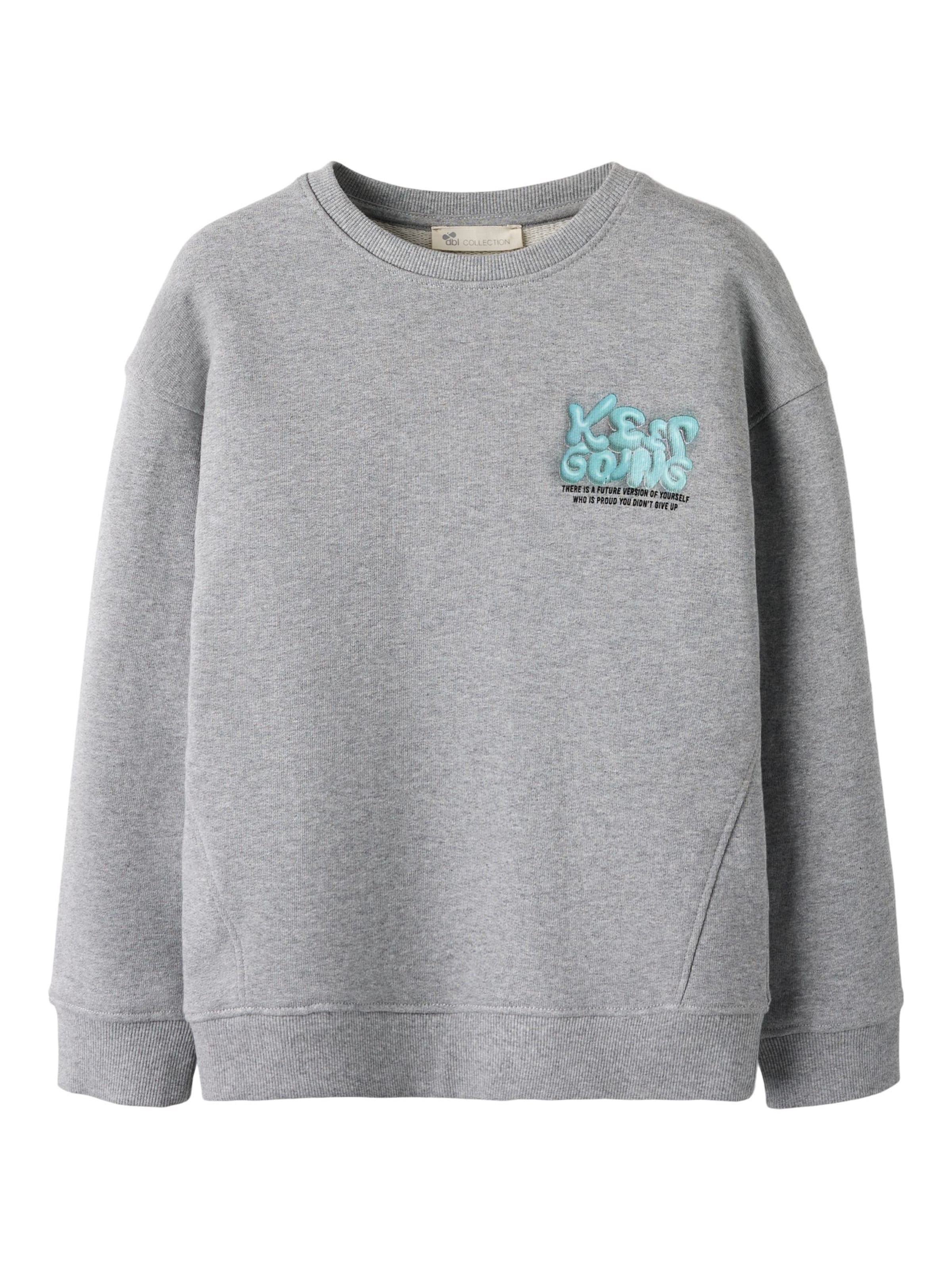 NAME IT - Sudadera en gris: frente
