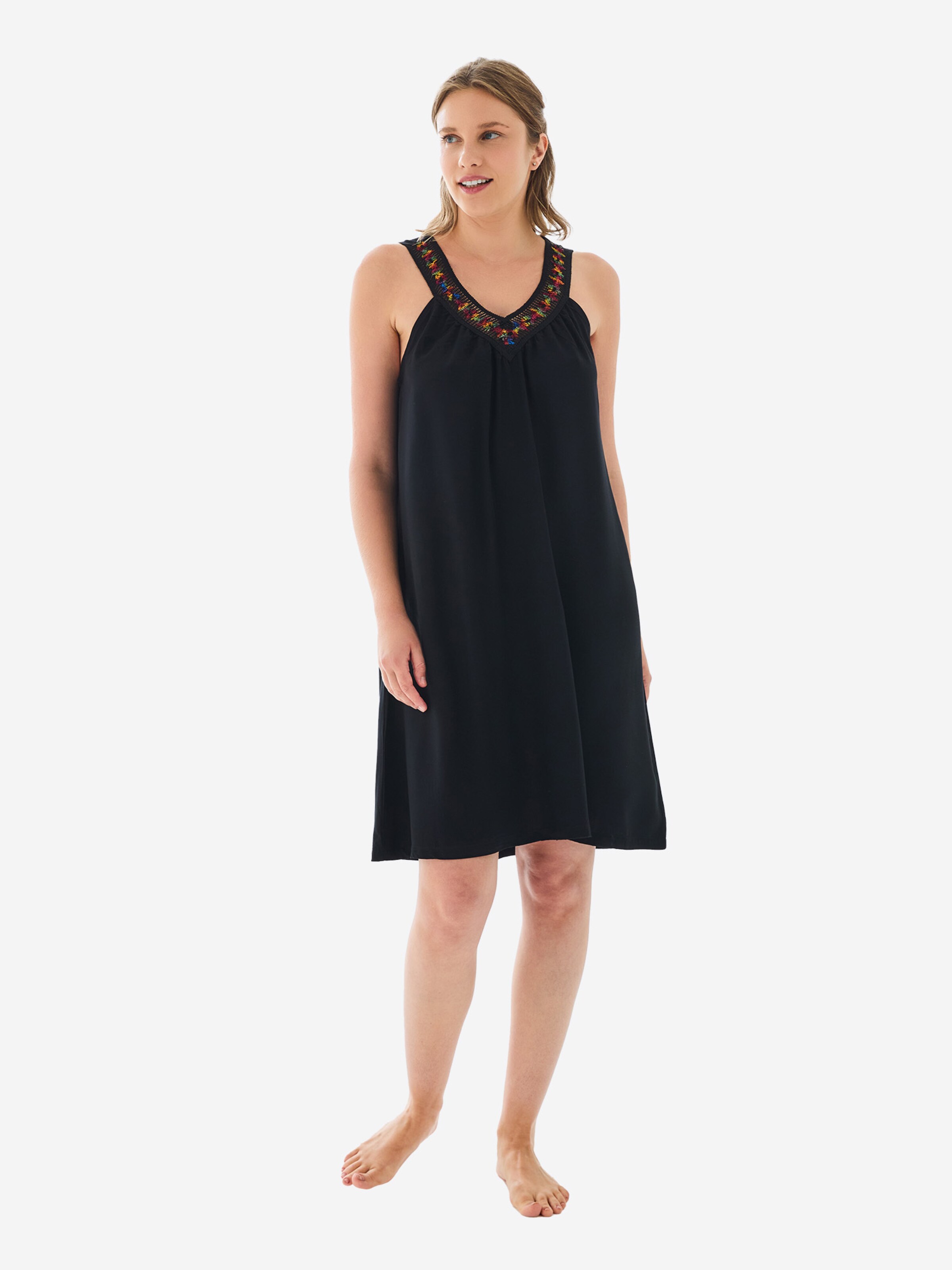Goldenbay Zomerjurk ' Women's Dress ' in Zwart: voorkant