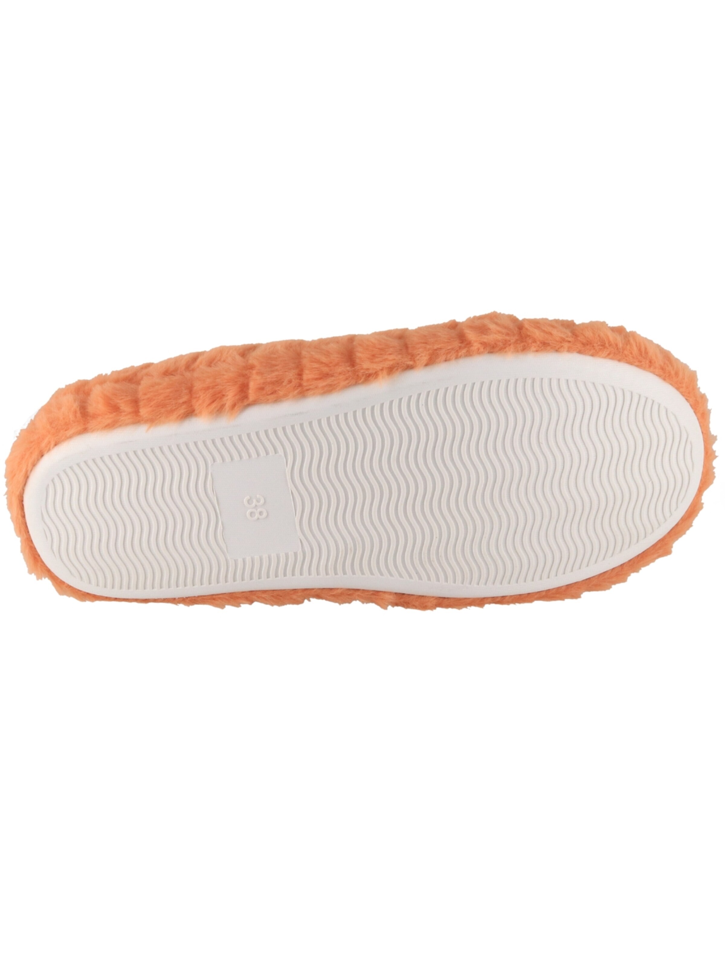 Fluffys Hausschuh 'Veluna Plüsch Pantoffeln'‌‌‌ in Orange