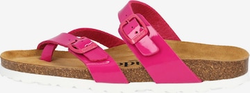 Palado Mules 'Cres' in Pink: front