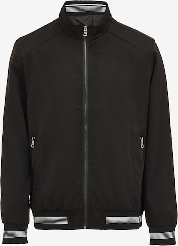 HOBUS Between-Season Jacket in Black: front