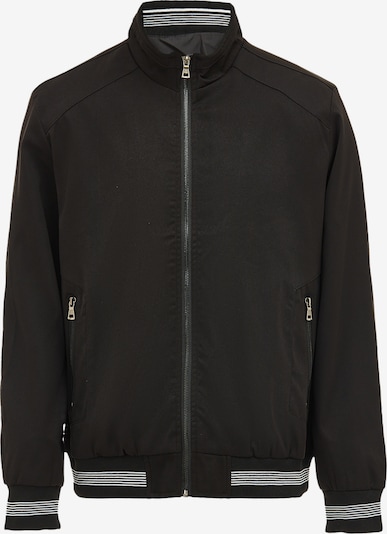 HOBUS Between-Season Jacket in Black / White, Item view