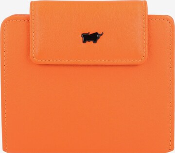 Portamonete 'Capri' di Braun Büffel in arancione: frontale