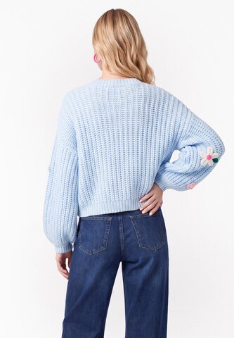 MYMO - Casaco de malha em azul