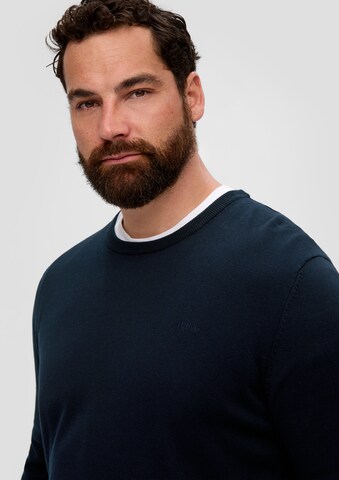 s.Oliver Men Big Sizes Свитер в Синий