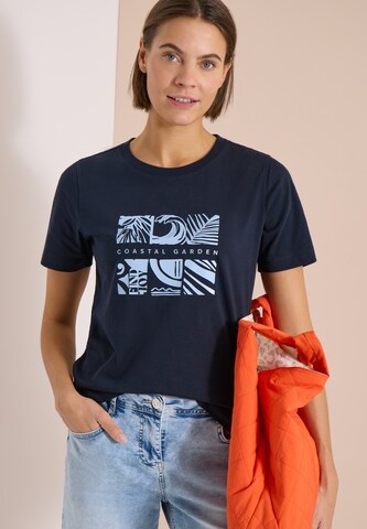 CECIL T-Shirt in Blau: Vorderseite