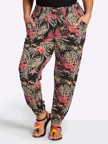 regular Pantaloni di SHEEGO in nero: frontale