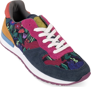 Baskets basses 'Sokoke' inkkas en bleu : devant