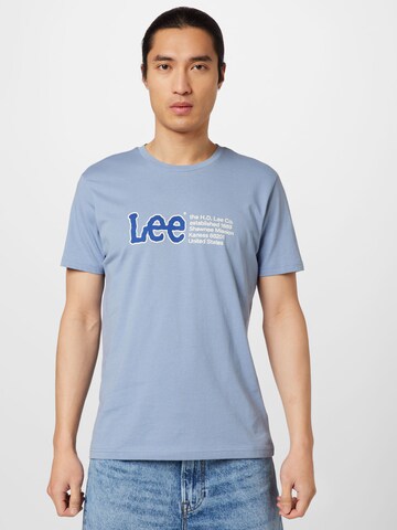 Lee T-Shirt in Blau: predná strana