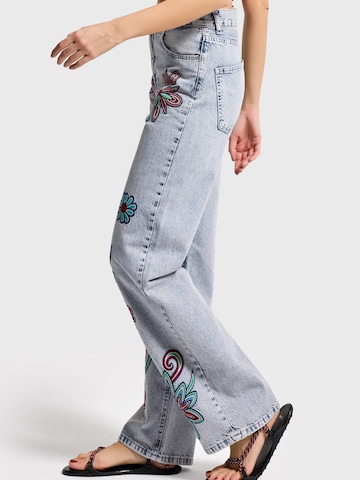 IT'S BASIC Loosefit Jeans 'LOOSE MID RISE JEANS' in Blauw