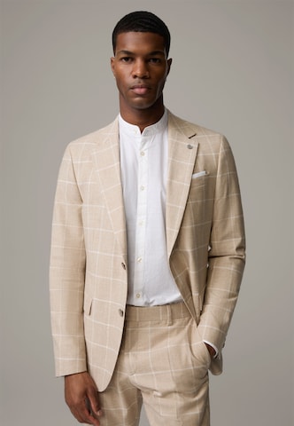 STRELLSON Slim fit Suit Jacket 'Alzer2' in Beige: front