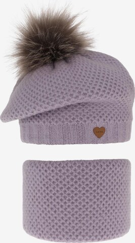 Maxte Beanie in Purple: front