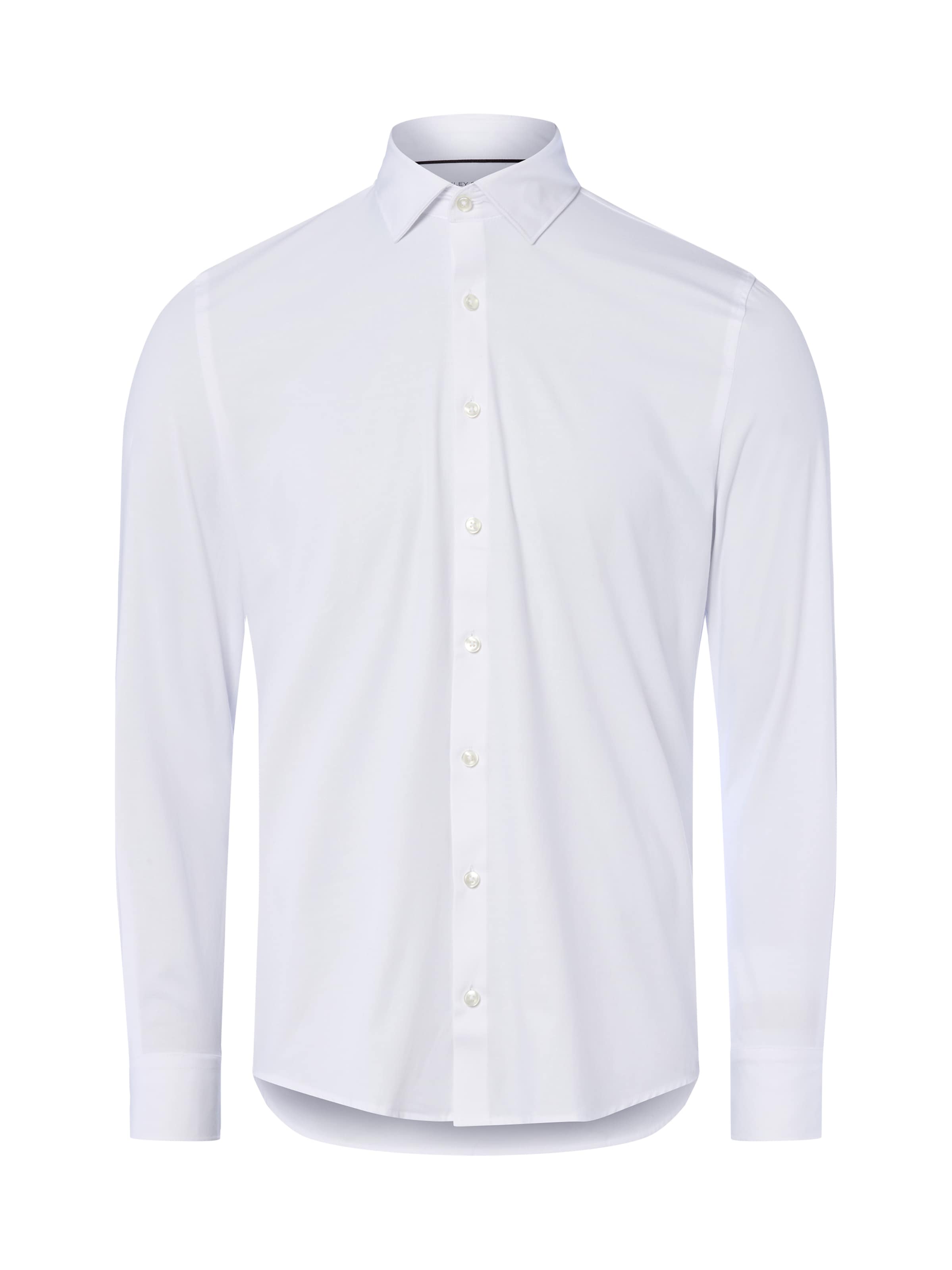 Finshley & Harding Super Slim Fit Hemd in Weiß: Vorderseite