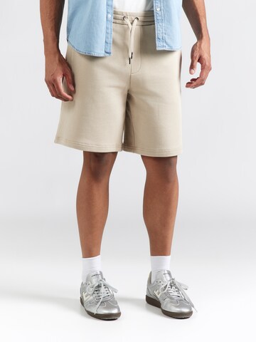 Loosefit Pantaloni di ARMANI EXCHANGE in beige: frontale