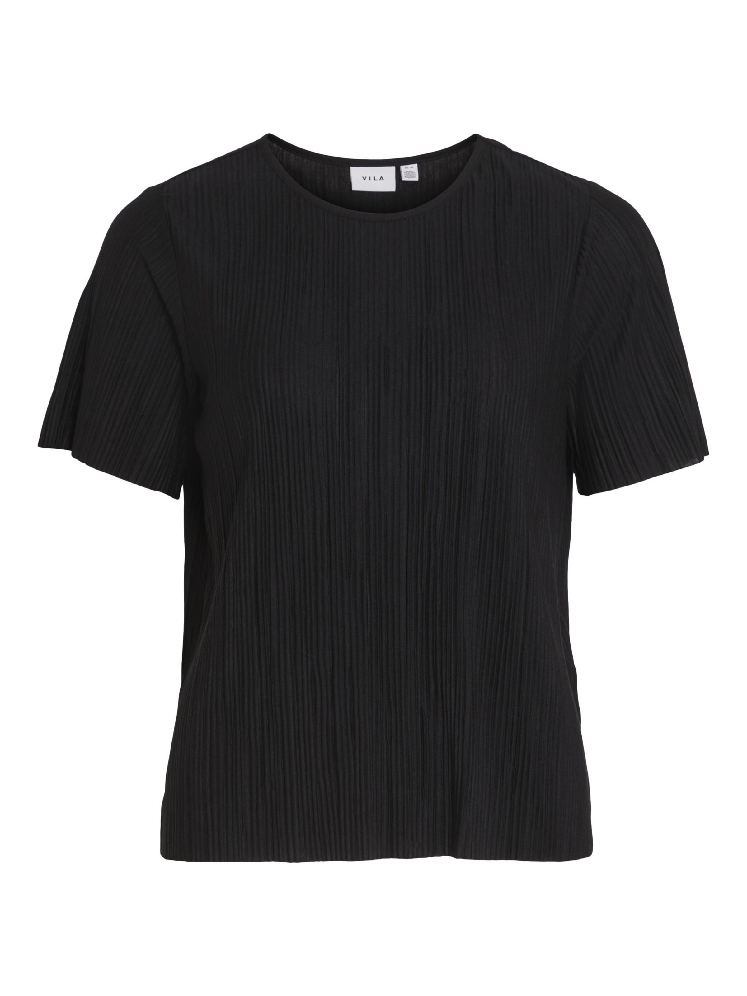 VILA Shirt 'VIPlisa' in Black: front