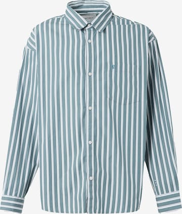 Carhartt WIP Comfort Fit Paita 'Malden' värissä vihreä: etupuoli