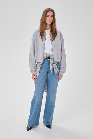 My Essential Wardrobe Sweat jacket 'MWMeta' in Grey