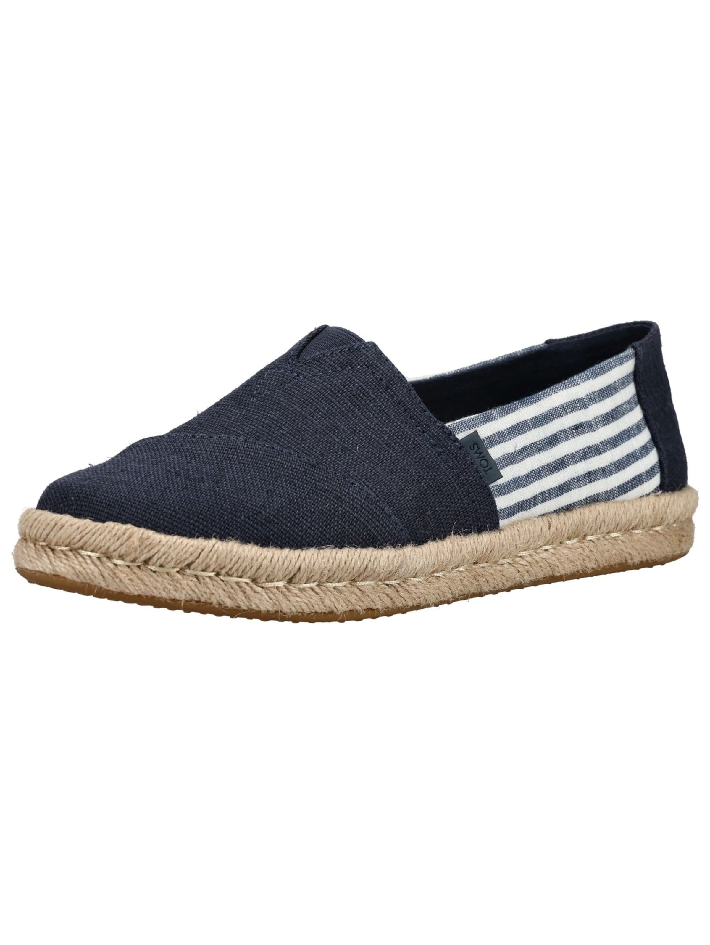 TOMS Espadrilles in Blue: front
