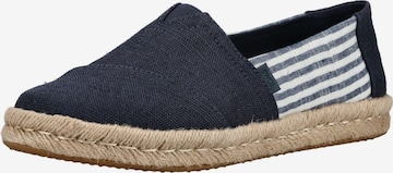 TOMSEspadrile - plava boja: prednji dio