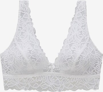 Bustino Reggiseno di NUANCE in bianco: frontale