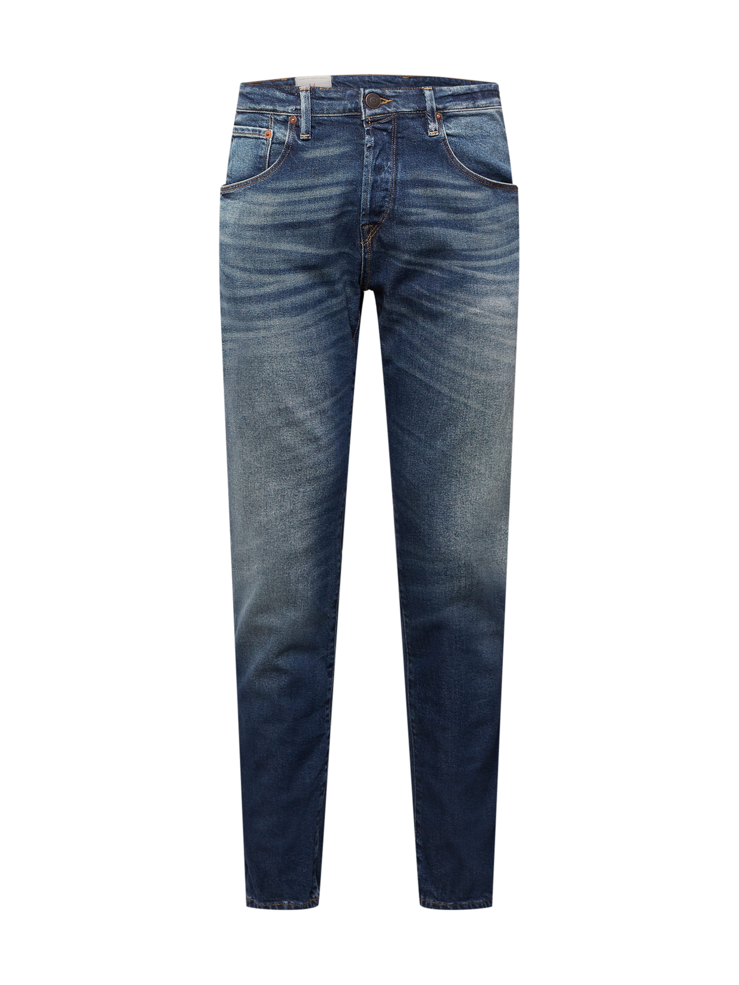 Coupe slim Jean 'Mike Davis' JACK & JONES en bleu : devant