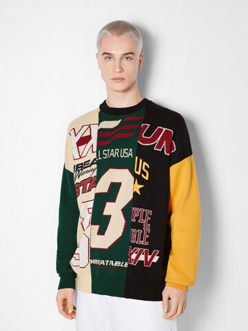 Bershka Pullover in Schwarz: Vorderseite