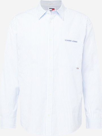 Tommy Jeans Regular fit Button Up Shirt 'Classics' in Blue: front