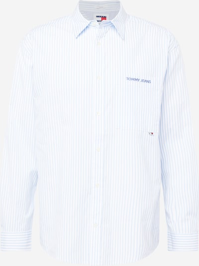 Tommy Jeans Button Up Shirt 'Classics' in Light blue / White, Item view