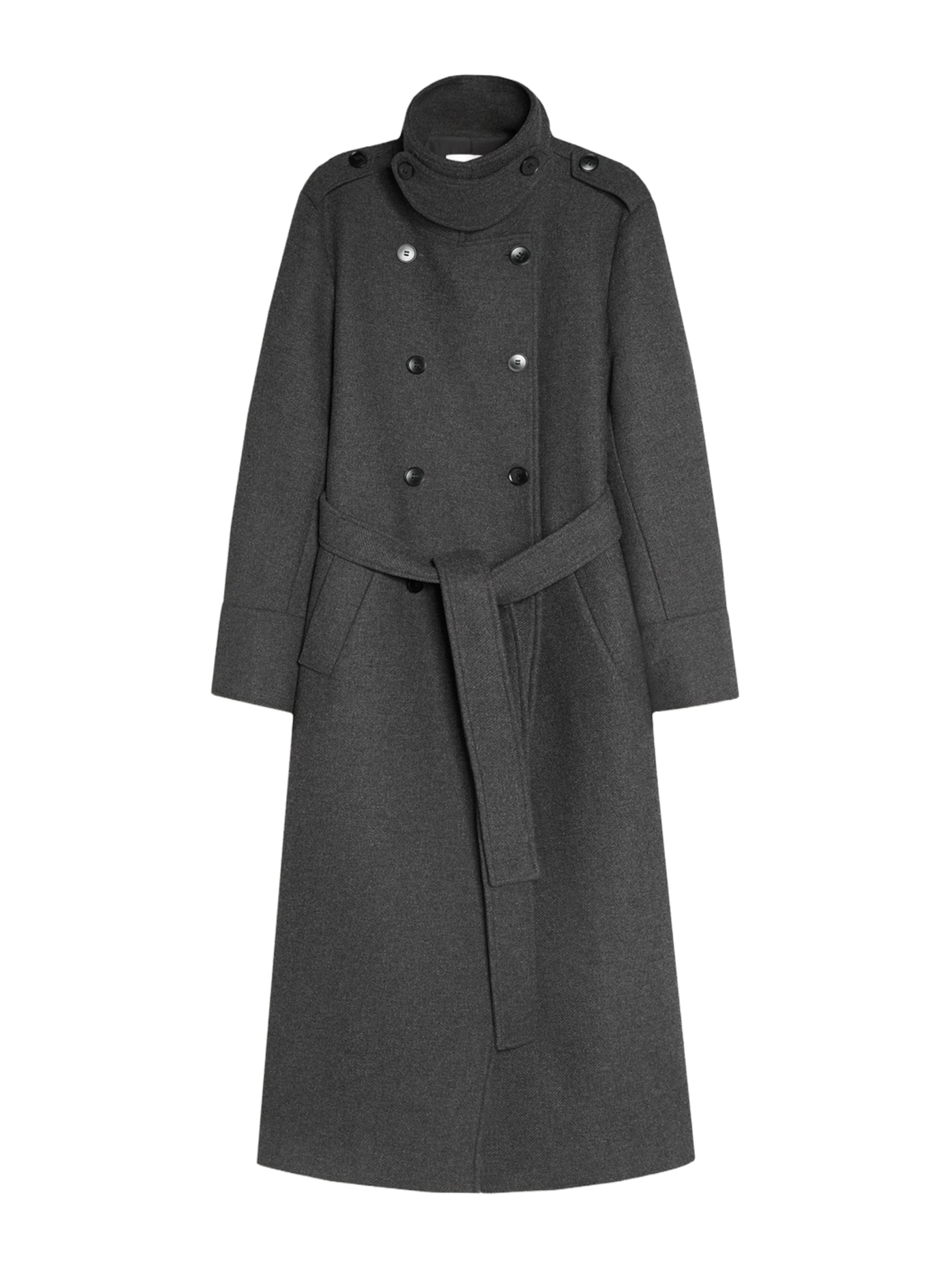 Bershka Átmeneti kabátok - szürke: elől