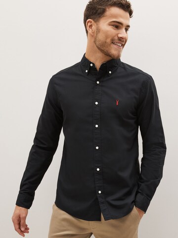 Regular fit Camicia di Next in nero: frontale