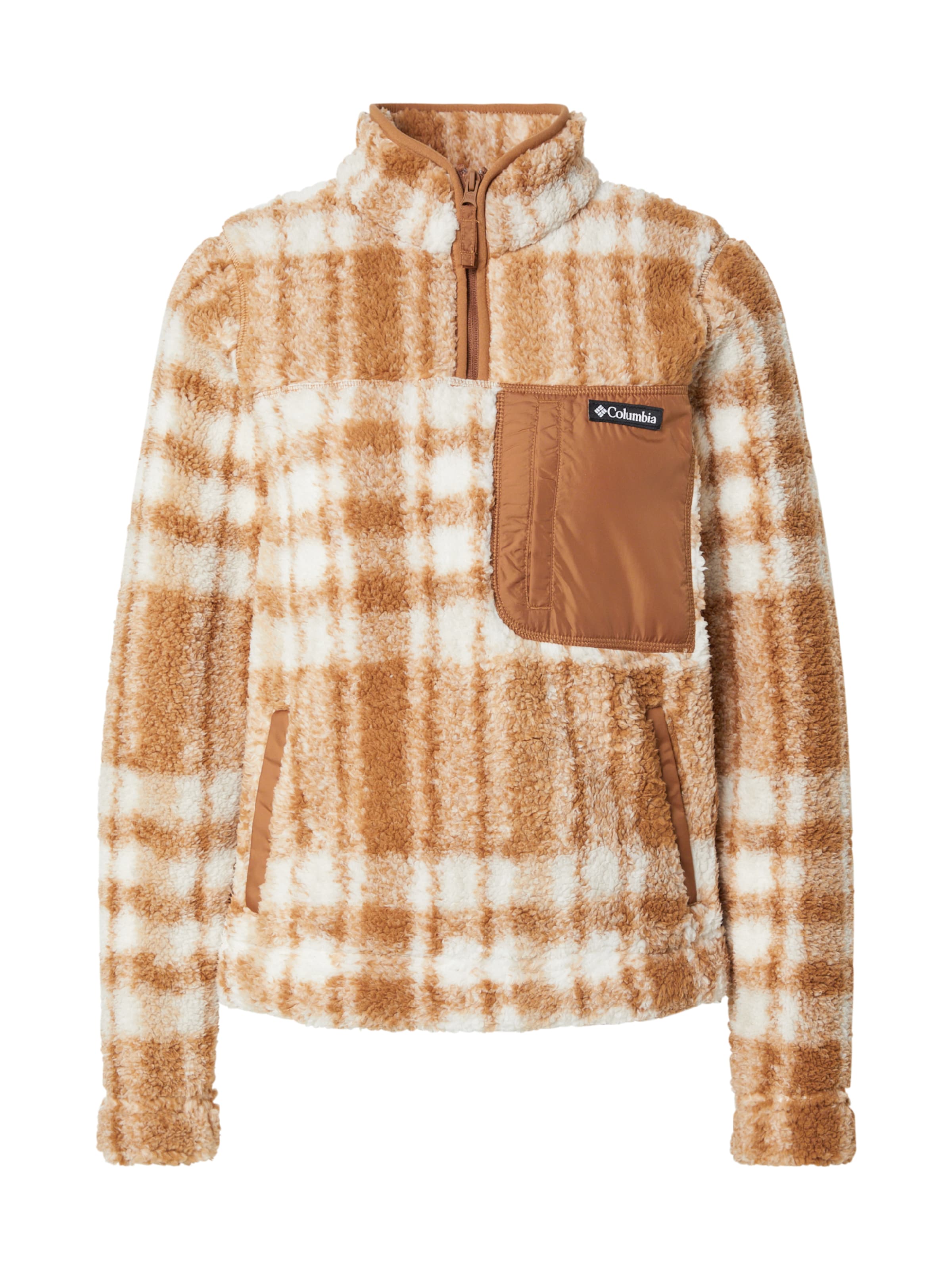 COLUMBIA Sportovní svetr 'West Bend' – hnědá: přední strana