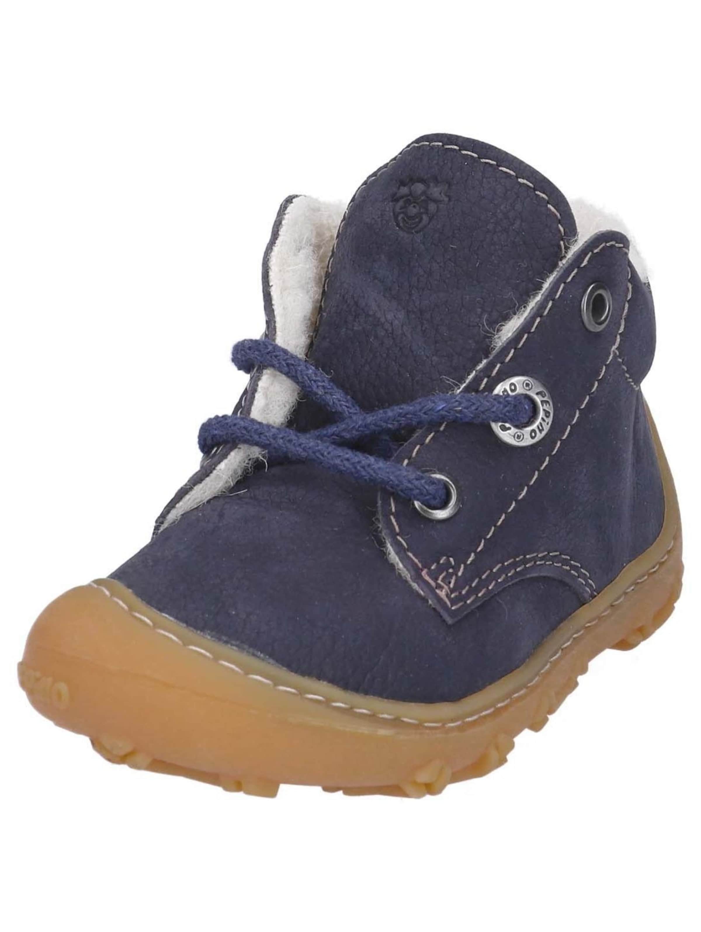 Pepino First-step shoe in Blue: front