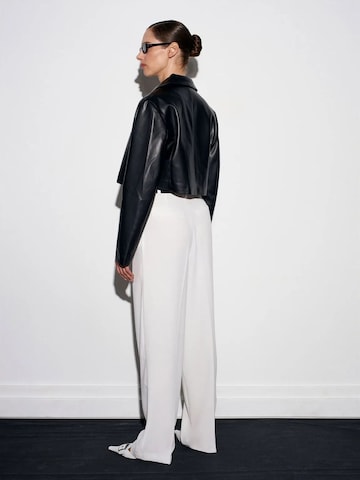Wide Leg Pantalon Dilvin en blanc
