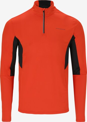 ENDURANCE Functioneel shirt 'Lanbark' in Oranje: voorkant