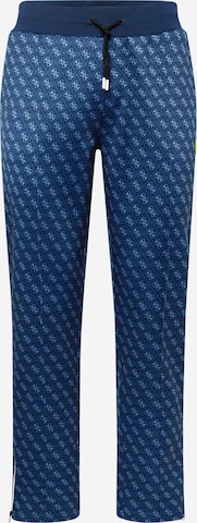 Pantaloni 'Korbin' de la GUESS pe albastru: față